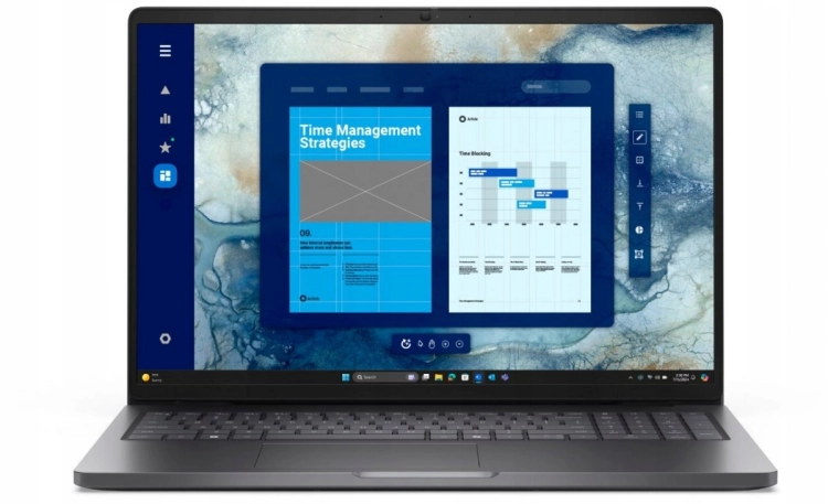 Laptop DELL Pro 16 PC16250 16 FHD+ Core 7-150U 16GB 512GB SSD FPR BK W11P