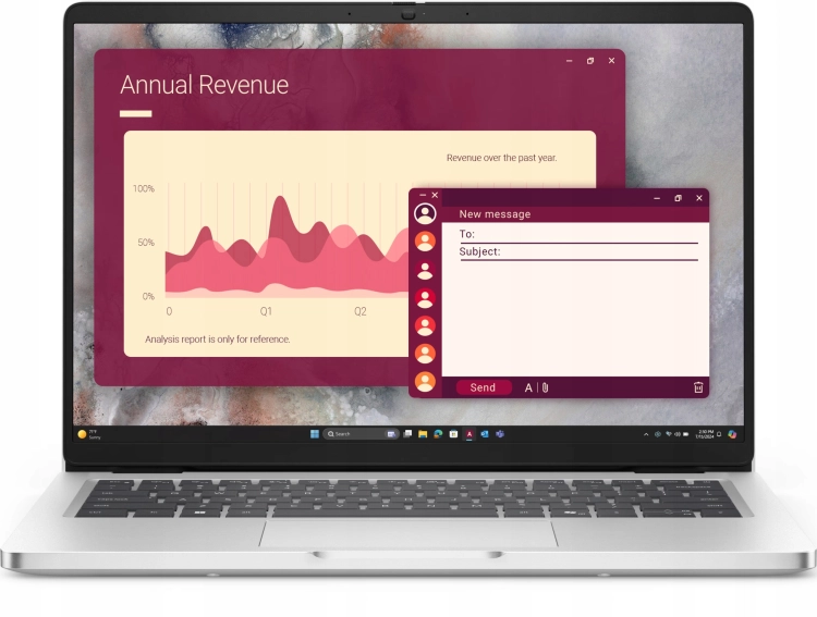 Laptop Dell Pro 14 Ultra 5-235U 16GB 512SSD FHD+ IPS 300Nit 11Prof PC14250