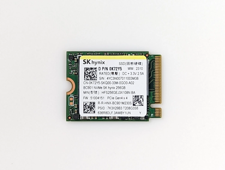 Dysk SSD M.2 SK Hynix 2230 PCIe x4 Gen4 NVMe 256GB BC901
