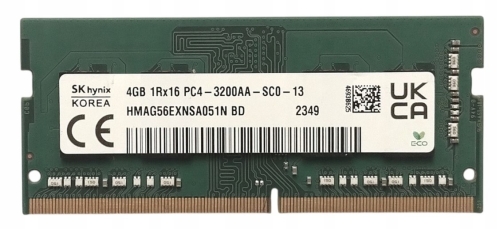 Nowa pamięć RAM DDR4 SK Hynix 4GB 3200MHz 1.2V CL22 1Rx16 HMAG56EXNSA051N