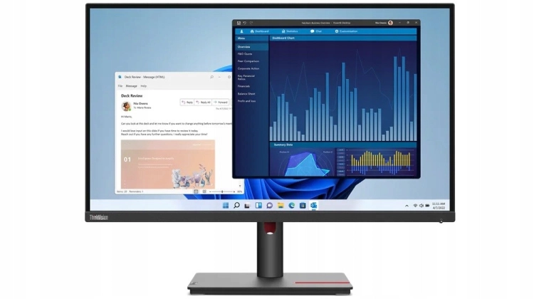 Monitor LED Lenovo ThinkVision T27p-30 27 " 3840 x 2160 px IPS / PLS