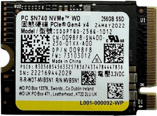 Dysk SSD Western Digital SN740 256GB M.2 PCIe