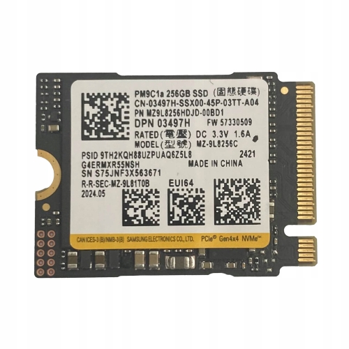 Dysk Samsung PM9C1a 256GB PCle Gen4 x4 NVMe M.2 2230 SSD