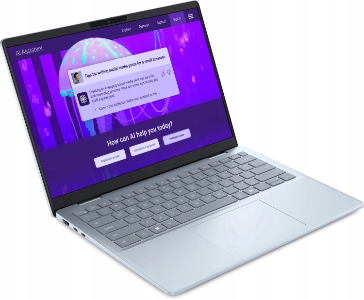 Aluminiowy Laptop Dell 14 Plus DB14250 Ultra 9 288V 32GB 1TB SSD QHD+ Win11