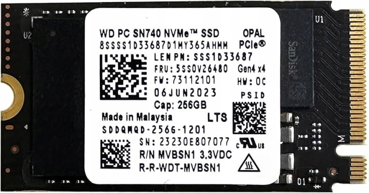 Dysk SSD Western Digital SDAPNTW-256G-1006B 256GB M.2 PCIe