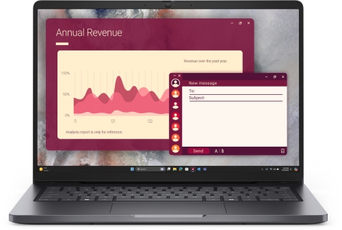 Laptop Dell Pro 14 Core 3-100U 16GB 512SSD FHD+ IPS 300Nit Win11Pro PC14250