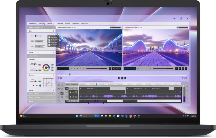 Notebook Dell Pro Max 16 MC16250 Ultra 7 255H 32GB 1TB FHD+ 11Prof