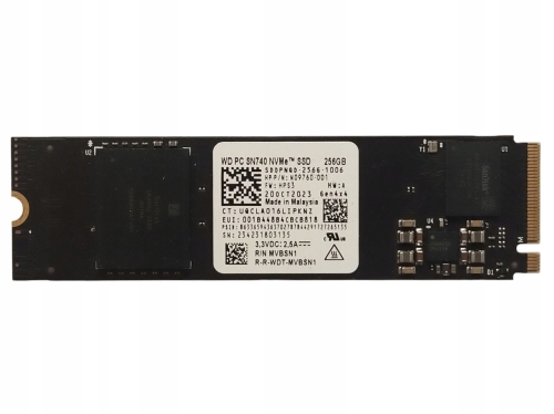 Dysk SSD Western Digital WD SN740 256GB M.2 2280 NVMe
