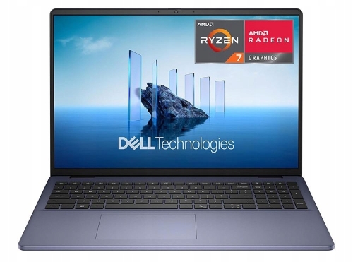 Laptop DELL 16 DC16256 16 FHD+ Ryzen 7 250 16GB 1TB SSD FPR BK W11Pro