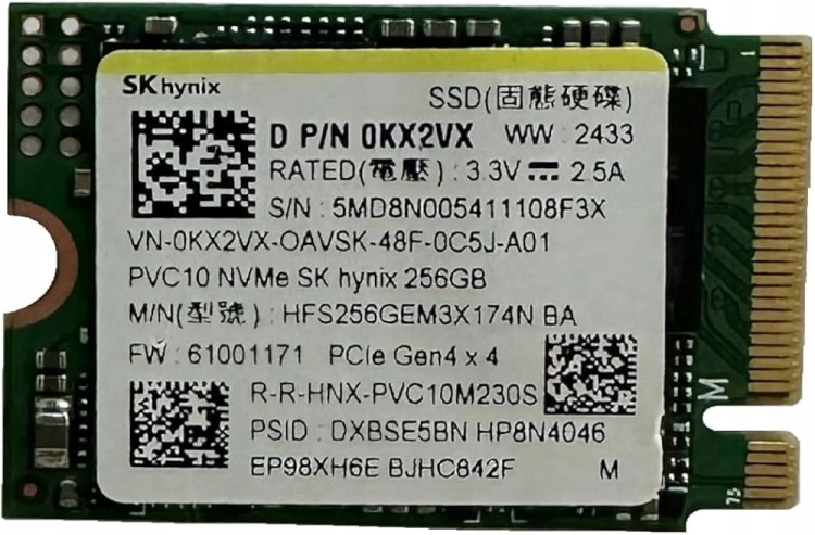 Dysk SSD SK Hynix PVC10 256GB M.2 PCIe